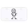 Personalized 3 X 6 Heavy Duty Acrylic / Plastic License Plate Thumbnail