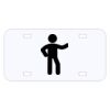 Personalized 3 X 6 Heavy Duty Acrylic / Plastic License Plate Thumbnail