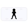 Personalized 3 X 6 Heavy Duty Acrylic / Plastic License Plate Thumbnail
