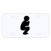 Personalized 3 X 6 Heavy Duty Acrylic / Plastic License Plate Thumbnail