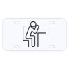 Personalized 3 X 6 Heavy Duty Acrylic / Plastic License Plate Thumbnail