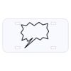 Personalized 3 X 6 Heavy Duty Acrylic / Plastic License Plate Thumbnail