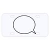 Personalized 3 X 6 Heavy Duty Acrylic / Plastic License Plate Thumbnail