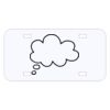 Personalized 3 X 6 Heavy Duty Acrylic / Plastic License Plate Thumbnail