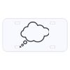 Personalized 3 X 6 Heavy Duty Acrylic / Plastic License Plate Thumbnail