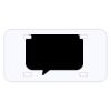 Personalized 3 X 6 Heavy Duty Acrylic / Plastic License Plate Thumbnail