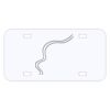 Personalized 3 X 6 Heavy Duty Acrylic / Plastic License Plate Thumbnail
