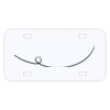 Personalized 3 X 6 Heavy Duty Acrylic / Plastic License Plate Thumbnail