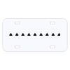 Personalized 3 X 6 Heavy Duty Acrylic / Plastic License Plate Thumbnail