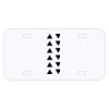 Personalized 3 X 6 Heavy Duty Acrylic / Plastic License Plate Thumbnail