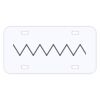 Personalized 3 X 6 Heavy Duty Acrylic / Plastic License Plate Thumbnail