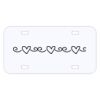 Personalized 3 X 6 Heavy Duty Acrylic / Plastic License Plate Thumbnail
