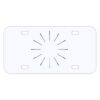 Personalized 3 X 6 Heavy Duty Acrylic / Plastic License Plate Thumbnail