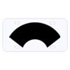 Personalized 3 X 6 Heavy Duty Acrylic / Plastic License Plate Thumbnail