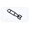 Personalized 3 X 6 Heavy Duty Acrylic / Plastic License Plate Thumbnail