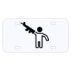Personalized 3 X 6 Heavy Duty Acrylic / Plastic License Plate Thumbnail