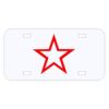 Personalized 3 X 6 Heavy Duty Acrylic / Plastic License Plate Thumbnail