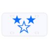 Personalized 3 X 6 Heavy Duty Acrylic / Plastic License Plate Thumbnail