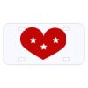 Personalized 3 X 6 Heavy Duty Acrylic / Plastic License Plate Thumbnail