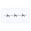 Personalized 3 X 6 Heavy Duty Acrylic / Plastic License Plate Thumbnail