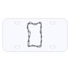 Personalized 3 X 6 Heavy Duty Acrylic / Plastic License Plate Thumbnail