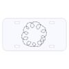 Personalized 3 X 6 Heavy Duty Acrylic / Plastic License Plate Thumbnail