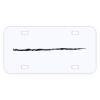 Personalized 3 X 6 Heavy Duty Acrylic / Plastic License Plate Thumbnail
