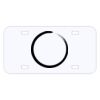Personalized 3 X 6 Heavy Duty Acrylic / Plastic License Plate Thumbnail