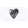 Personalized 3 X 6 Heavy Duty Acrylic / Plastic License Plate Thumbnail