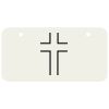 3 X 6 Aluminum License Plate Thumbnail