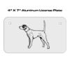 4 X 7 Aluminum License Plate  Thumbnail