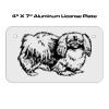 4 X 7 Aluminum License Plate  Thumbnail