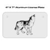 4 X 7 Aluminum License Plate  Thumbnail