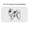 4 X 7 Aluminum License Plate  Thumbnail