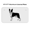 4 X 7 Aluminum License Plate  Thumbnail