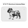 4 X 7 Aluminum License Plate  Thumbnail