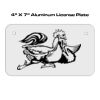 4 X 7 Aluminum License Plate  Thumbnail