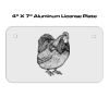 4 X 7 Aluminum License Plate  Thumbnail