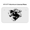 4 X 7 Aluminum License Plate  Thumbnail