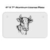 4 X 7 Aluminum License Plate  Thumbnail