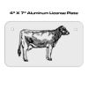 4 X 7 Aluminum License Plate  Thumbnail