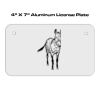 4 X 7 Aluminum License Plate  Thumbnail