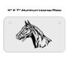 4 X 7 Aluminum License Plate  Thumbnail