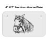 4 X 7 Aluminum License Plate  Thumbnail