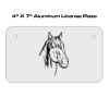 4 X 7 Aluminum License Plate  Thumbnail