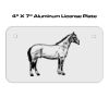 4 X 7 Aluminum License Plate  Thumbnail
