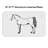 4 X 7 Aluminum License Plate  Thumbnail