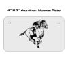 4 X 7 Aluminum License Plate  Thumbnail