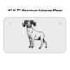 4 X 7 Aluminum License Plate  Thumbnail