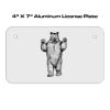 4 X 7 Aluminum License Plate  Thumbnail
